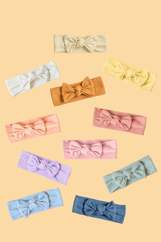 Bamboo Stretch Bow Headband Bows + Beanies Kiin ® 