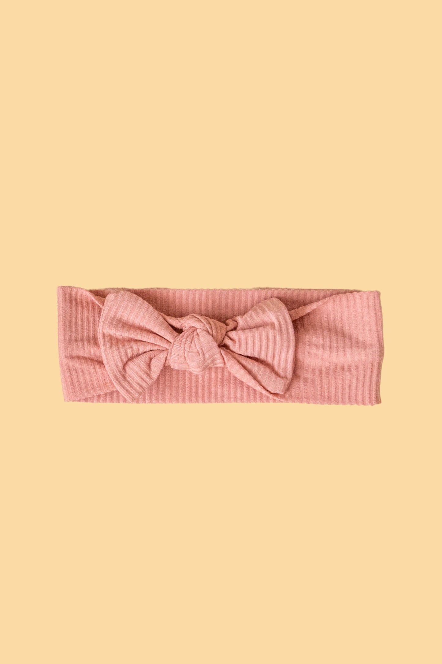 Bamboo Stretch Bow Headband Bows + Beanies Kiin ® Blush 