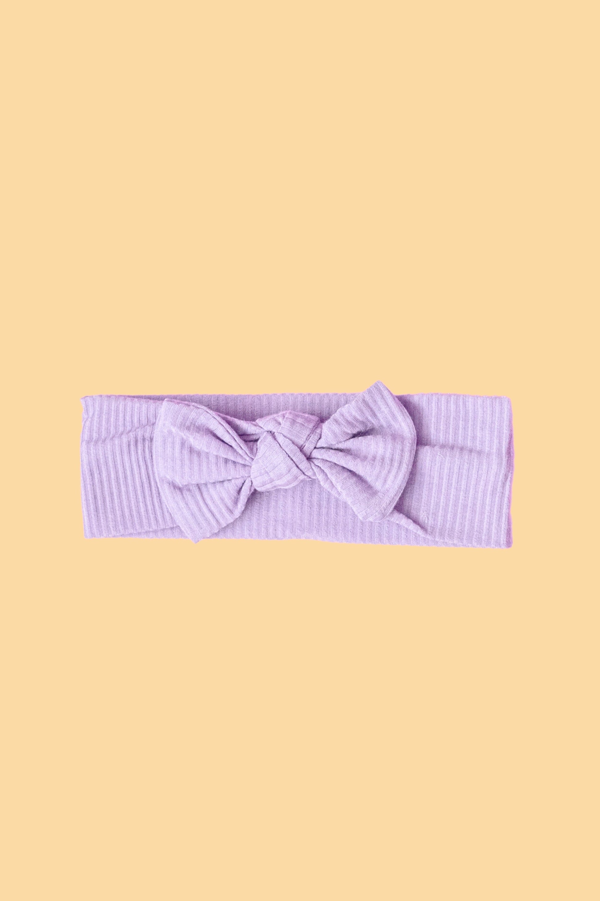 Bamboo Stretch Bow Headband Bows + Beanies Kiin ® Lilac 