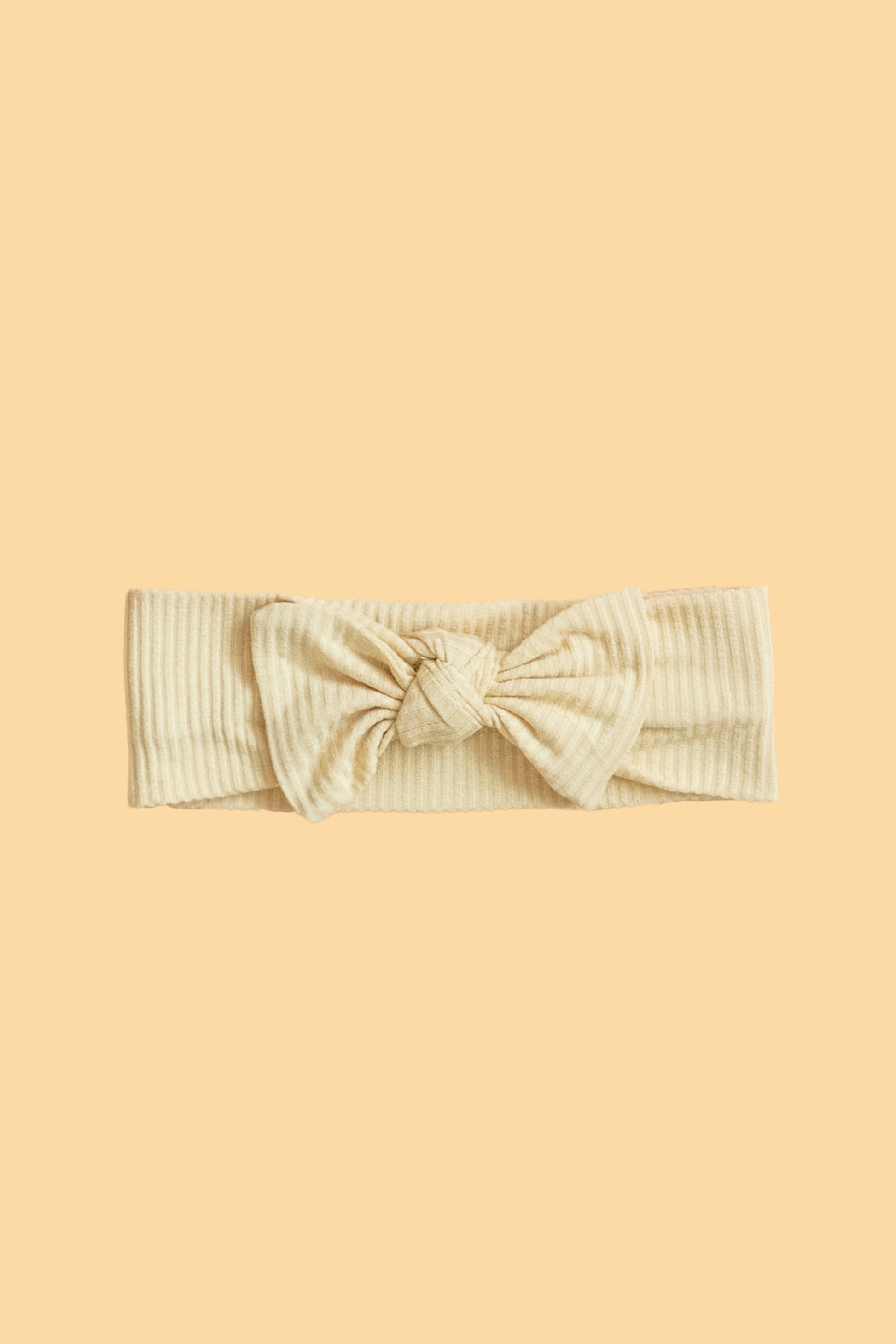 Bamboo Stretch Bow Headband Bows + Beanies Kiin ® Oat 