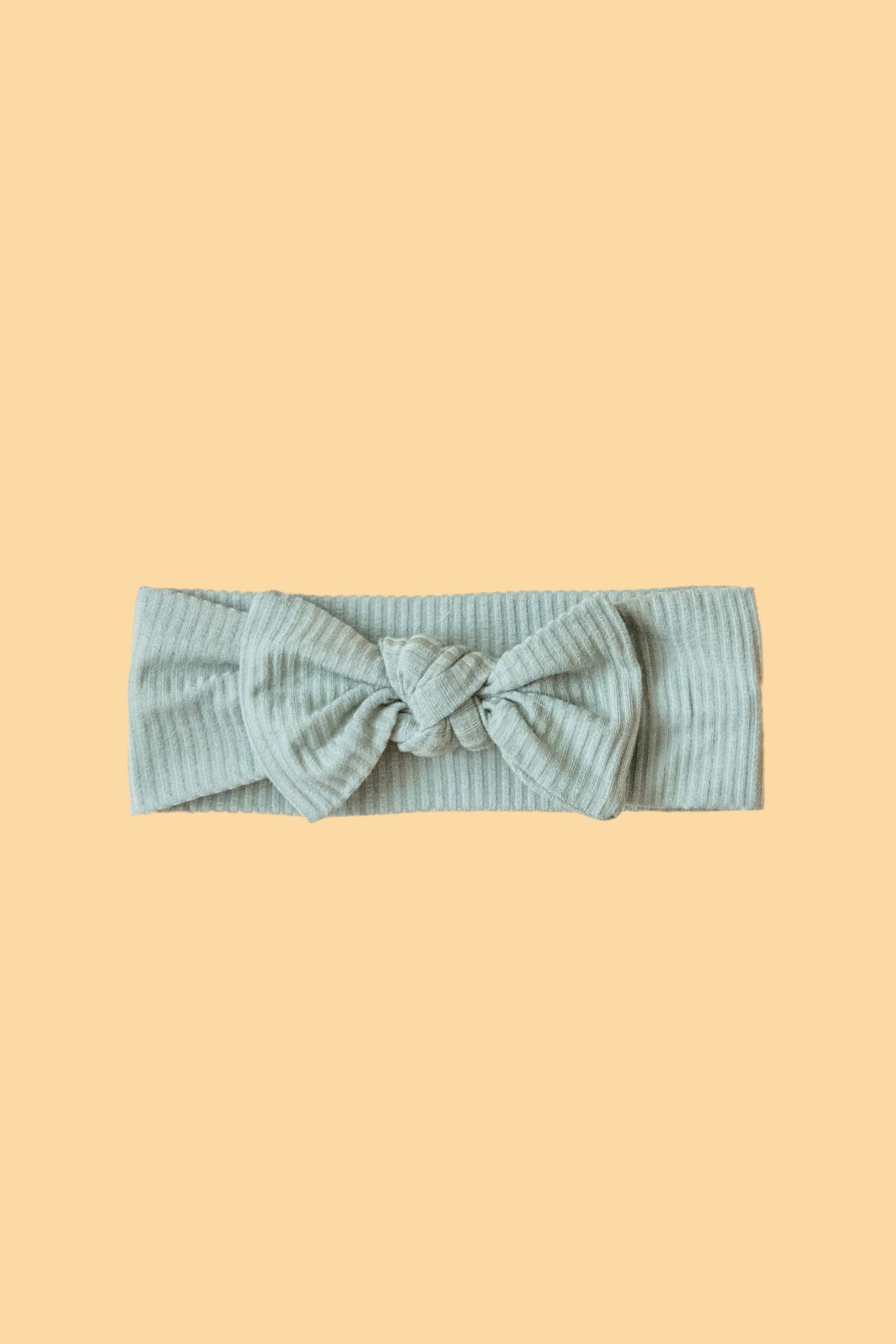 Bamboo Stretch Bow Headband Bows + Beanies Kiin ® Sage 